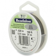 Beadalon stringing wire 7 strand 0.51mm Bright Stainless Steel