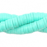 Katsuki beads 4mm Bleached Aqua Blue