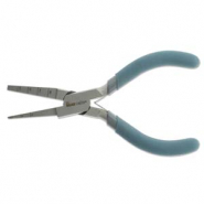 Beadsmith Square Rite pliers with spring Turquoise-Silver