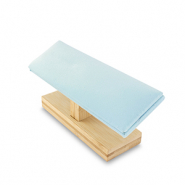 Jewellery display for bracelets Natural-Ice Blue