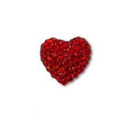 Bohemian beads heart Red