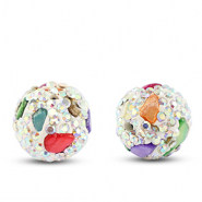 Bohemian beads round Multicolor Light