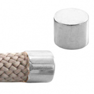 DQ European metal end cap Ø10mm Antique Silver (nickel free)