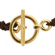DQ European metal toggle clasp Gold (nickel free)