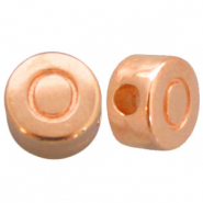DQ European metal letterbead O Rose Gold (nickel free)