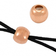 Smart stopper beads DQ European metal 5mm Rose Gold (nickel free)