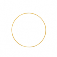 DQ European metal findings closed rings 20mm Gold (nickel free)