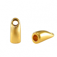 DQ European metal end caps Ø2.8mm Gold (nickel free)