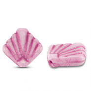 Czech Beads diafan 17mm Pink-Fuchsia