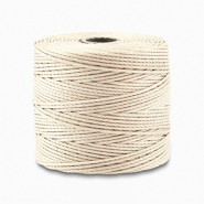 Nylon S-Lon cord 0.5mm Vanilla Cream White