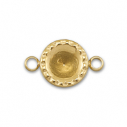 BY31® Stainless steel connector with setting for SS29 chaton Gold