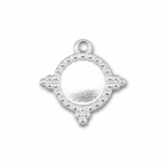 BY31® Stainless steel charms with setting for SS34 flat back Silver
