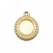 BY31® Stainless steel charms with setting for SS30 flat back Gold