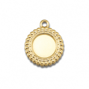 BY31® Stainless steel charms with setting for SS20 flat back Gold