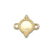 BY31® Stainless steel connector with setting for SS16 flat back Gold
