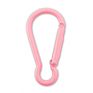 Colourful jewellery findings key chain Pink