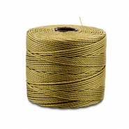Nylon S-Lon cord 0.5mm Olive Green Gold