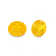 Resin beads rondelle 6mm Orange