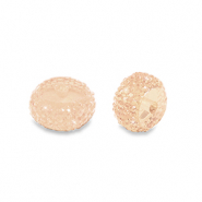 Resin beads rondelle 6mm Light Peach