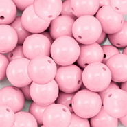 16 mm DQ acrylic beads Light Pink