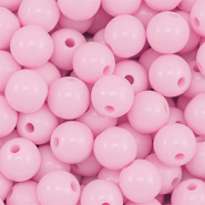 10 mm DQ acrylic beads Light Pink