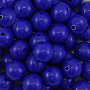 16 mm DQ acrylic beads Dark Blue