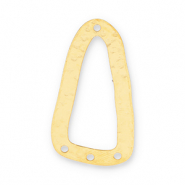 Eco-brass® DQ European metal charms connector Gold (Nickelfree)