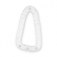 Eco-brass® DQ European metal charms connector Antique Silver (Nickelfree)