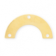 Eco-brass® DQ European metal charms connector Gold (Nickelfree)