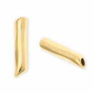 DQ European metal findings end cap Gold (Nickelfree)