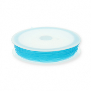 Elastic cord 0.8mm Turquoise Blue