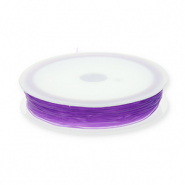 Elastic cord 0.8mm Purple
