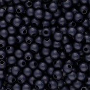 4 mm acrylic beads shiny Anthracite