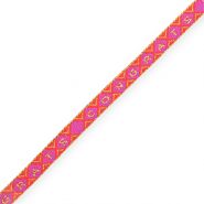 BY31® Ribbon tekst "Congrats" Neon Pink-Magenta Pink-Gold