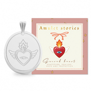BY31® Stainless steel charms sacred heart Silver