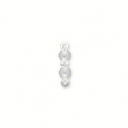 925 Silver findings calottes 4mm Silver