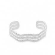 Stainless steel bracelets bangle Silver