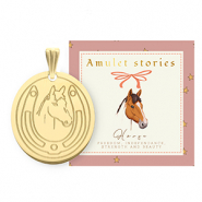 BY31® Stainless steel charms horse Gold