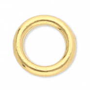 Stainless steel findings closed ring 8mm Gold