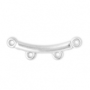 Stainless steel findings connector arch with 2 loops Silver