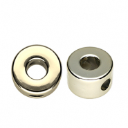 Acrylic letter beads letter O Gold