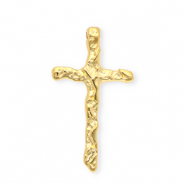 DQ® European metal charms cross Goud (Nikkelvrij)