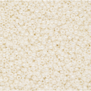 Miyuki seed beads 15/0 Ceylon Ivory Pearl White 15-591