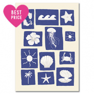 BY31® Jewellery cards nature White-Blue