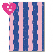 BY31® Jewellery cards waves Blue-Light Pink