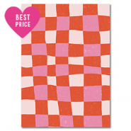 BY31® Jewellery cards cubes Red-Light Pink-White