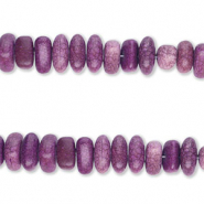 Beads Ceramic pebble-shaped Blackberry Cream