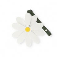 Statement charms flower White-Yellow-Dark Green