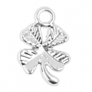 Metal charms clover Silver