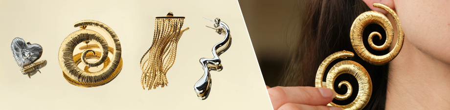 Discover our new stainless steel earrings Discover our new stainless steel earrings